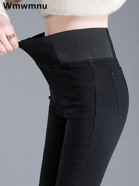 Jean Femme Grande Taille 26–38 | Skinny Fit Taille Haute – Style Coréen Casual - BLACKBEARD OUTDOOR INDUSTRIES