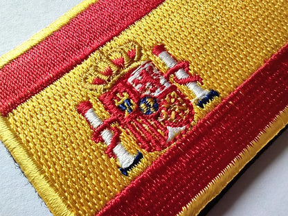 Patch Brodé Drapeau Espagnol – Patch Velcro 3D Écologique, Idéal pour Vêtements, Sacs, Accessoires et DIY - BLACKBEARD OUTDOOR INDUSTRIES