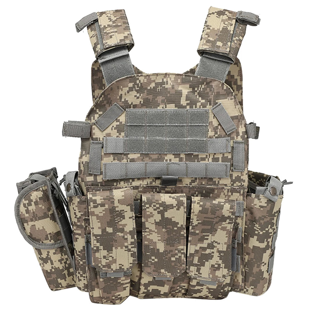 Porte-Plaques Modulaire JOCESTYLE – Gilet Tactique Camouflage Haute Densité 600D Ma boutique