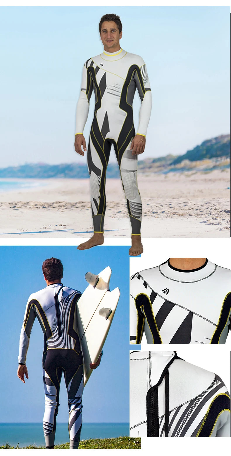 Combinaison de Plongée Homme 3MM Néoprène – Natation, Surf, Plongée, Snorkeling - BLACKBEARD OUTDOOR INDUSTRIES