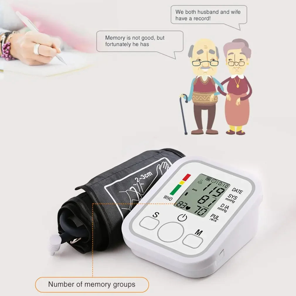 Tensiomètre Digital Portable – Moniteur de Tension Artérielle au Bras avec Mesure du Pouls Ma boutique