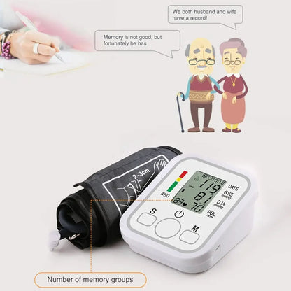 Tensiomètre Digital Portable – Moniteur de Tension Artérielle au Bras avec Mesure du Pouls Ma boutique