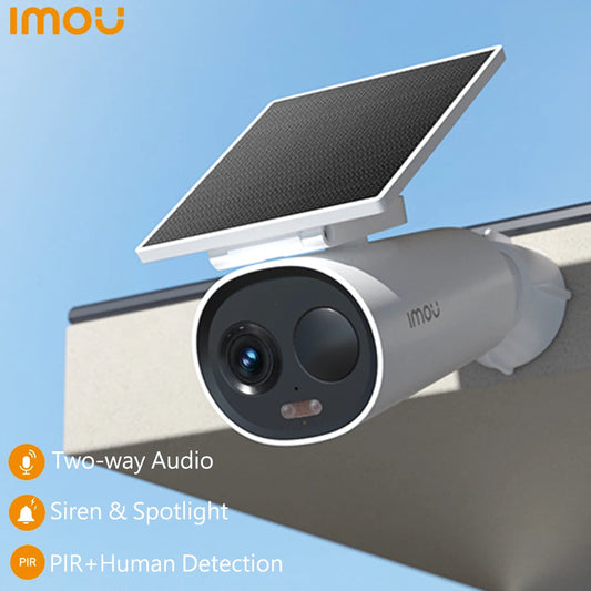 Caméra Solaire Extérieure Sans Fil IMOU Cell 3C All-in-One – 2K QHD – Batterie – Vision Nocturne Couleur – Audio Bidirectionnel Ma boutique