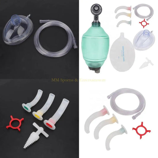 31BE Appareil de Réanimation Manuel pour Adultes – Ambu Bag PVC avec Tube à Oxygène – Outil de Premiers Secours BLACKBEARD OUTDOOR INDUSTRIES