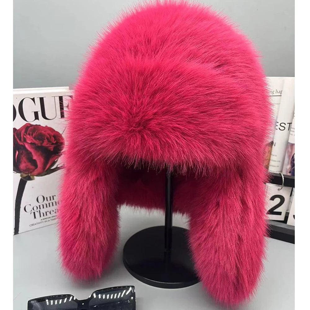 Chapka Saga Furs en Faux Vison Bleu - BLACKBEARD OUTDOOR INDUSTRIES