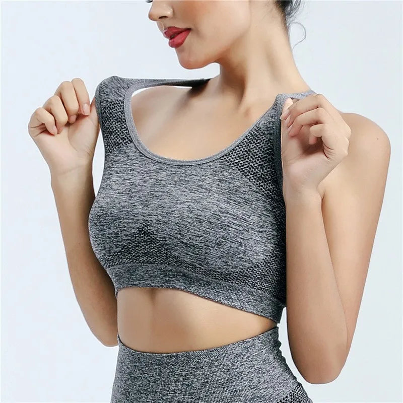 Brassière de Sport Femme – Push Up Respirante – Yoga, Fitness, Running – Débardeur de Sport Sans Armature - BLACKBEARD OUTDOOR INDUSTRIES