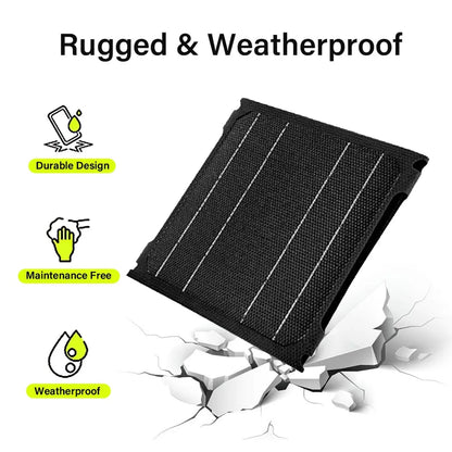 Panneau Solaire Portable Pliable VAKIND 30W/40W – 5V/18V USB-A, USB-C & DC – Étanche IP65 pour Téléphones, Powerbanks, Randonnée, Camping - BLACKBEARD OUTDOOR INDUSTRIES