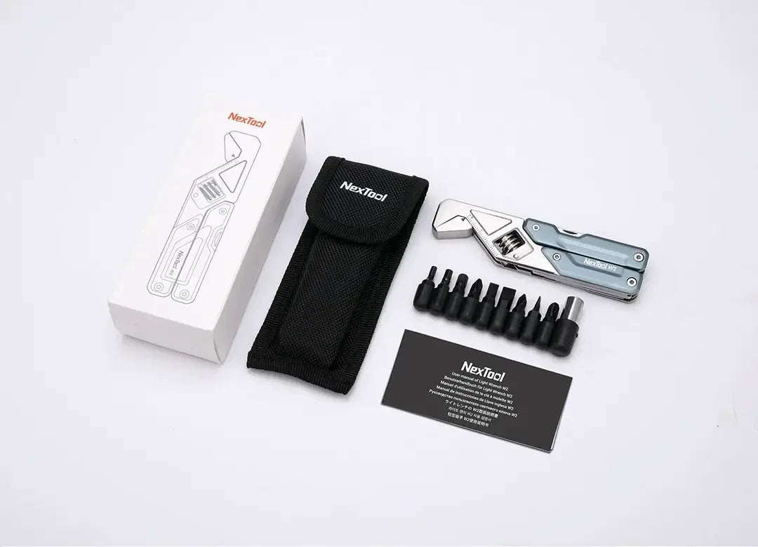 Clé Multi-outil W2 - Pince, Clé Plate, Tournevis et Outil de Maintenance Pliable - Outil EDC Portable pour Réparations à Domicile - BLACKBEARD OUTDOOR INDUSTRIES