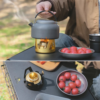 Réchaud à Alcool Portable Mini – Réglable avec Support en Alliage - BLACKBEARD OUTDOOR INDUSTRIES