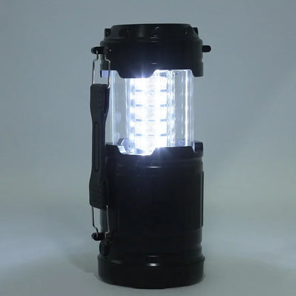 Lampe de Camping LED Portable – Mini Lanterne Télescopique 3 COB – Étanche – Fonctionne avec 3 Piles AAA – Idéale pour Tente, Randonnée et Urgences - BLACKBEARD OUTDOOR INDUSTRIES