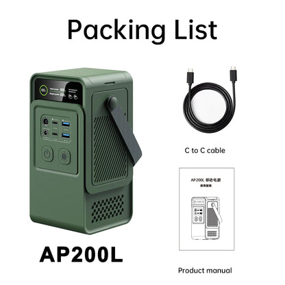 Station d’Énergie Portable DC 200W (60 000mAh – 192Wh) | Modèle AP200L - BLACKBEARD OUTDOOR INDUSTRIES