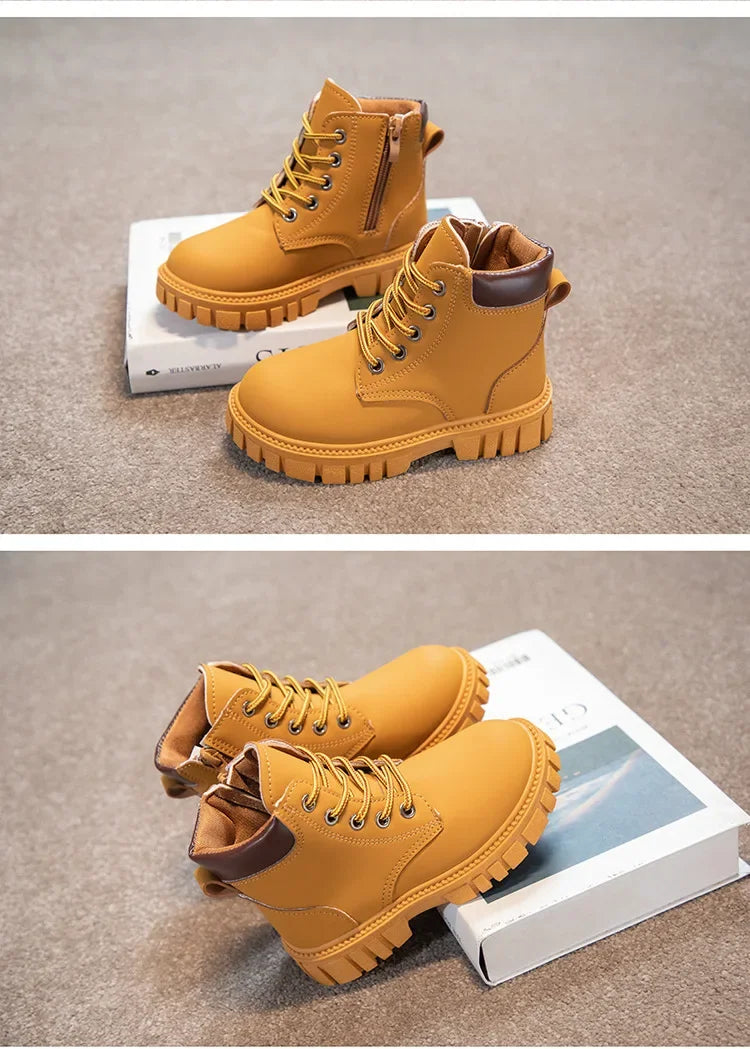 bottines exterieur en cuir pour enfants Ma boutique