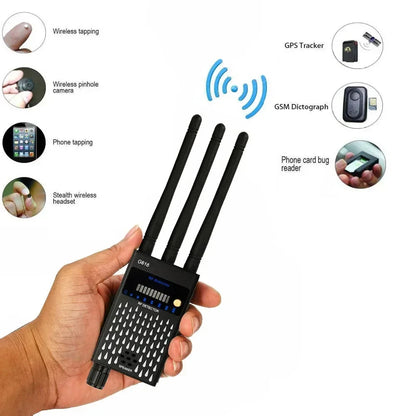 Détecteur RF Anti-Espion Polyvalent – Caméra Espion, GPS, Micro, Drone, Signal GSM 2G/3G/4G/5G Ma boutique