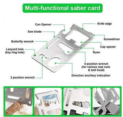 Kit de Survie d’Urgence Professionnel – Équipement Multifonctionnel Tactique pour Camping, Défense et Premiers Secours - BLACKBEARD OUTDOOR INDUSTRIES