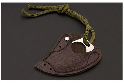 Couteau Pendentif de Self-Défense en Acier Inoxydable - Couteau Fixe Portable pour Outdoor, Survival, et Autodéfense - BLACKBEARD OUTDOOR INDUSTRIES