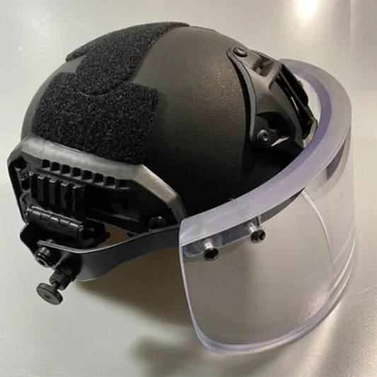 Visière Balistique Pare-balles Niveau IIIA avec Support - BLACKBEARD OUTDOOR INDUSTRIES