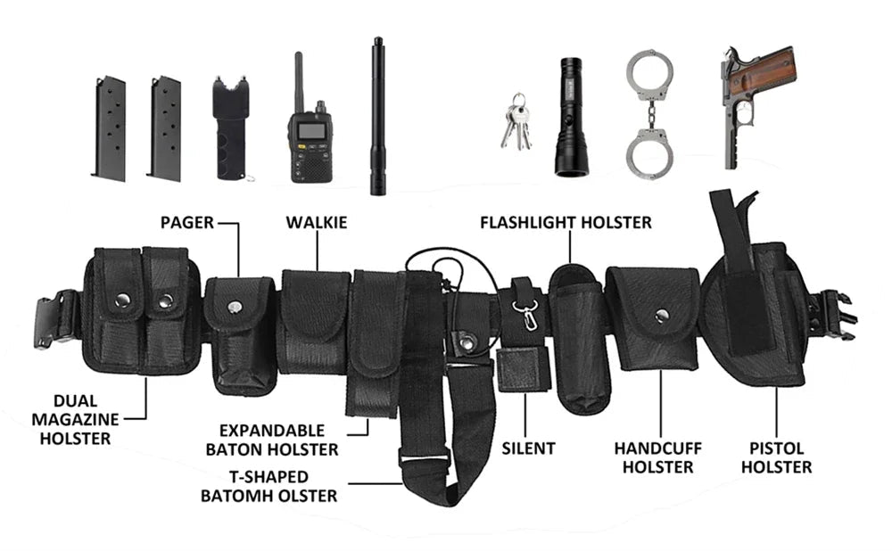 Ceinture Tactique Utilitaire Modulaire 10 en 1 - Système d'Équipement Tactique Ma boutique
