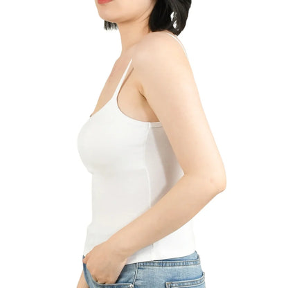 Débardeur Femme à Bretelles Fines avec Coques | Camisole Rembourrée Été – Sport & Casual | S-XL - BLACKBEARD OUTDOOR INDUSTRIES