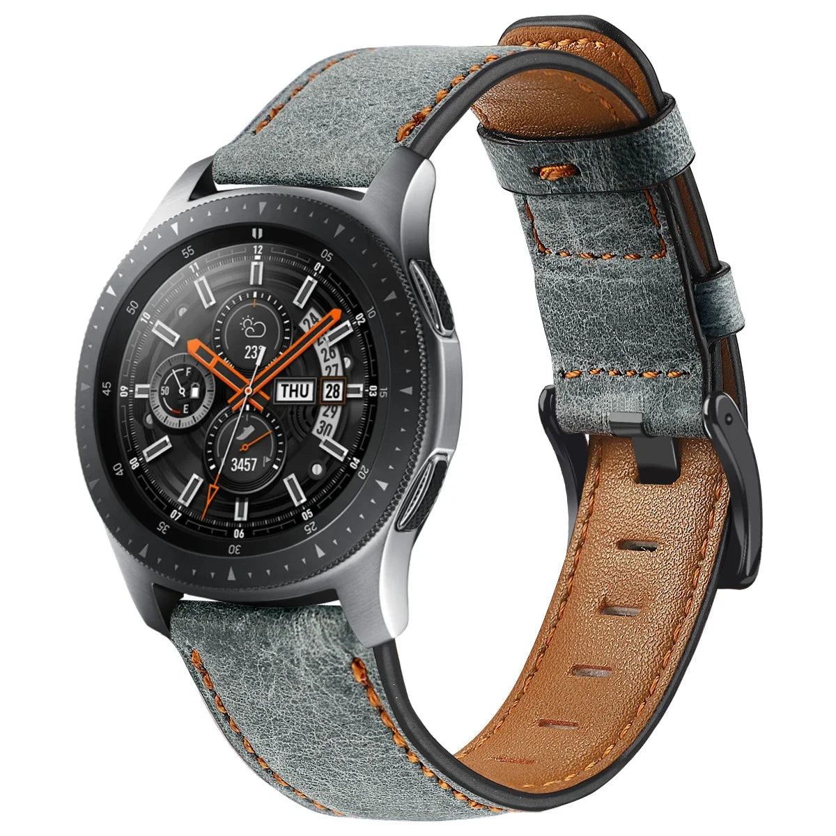 Bracelet en Cuir Rétro pour Montres Samsung Galaxy, Huawei, Amazfit et Plus - 20mm / 22mm BLACKBEARD OUTDOOR INDUSTRIES