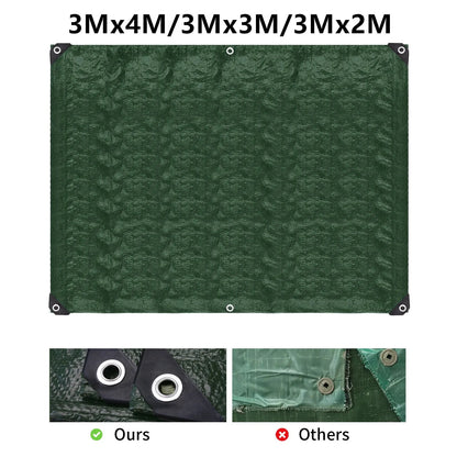 Grande Bâche Imperméable Renforcée 5x4m / 3x2m – Tarp Multiusage pour Jardin, Camping, Protection Extérieure - BLACKBEARD OUTDOOR INDUSTRIES