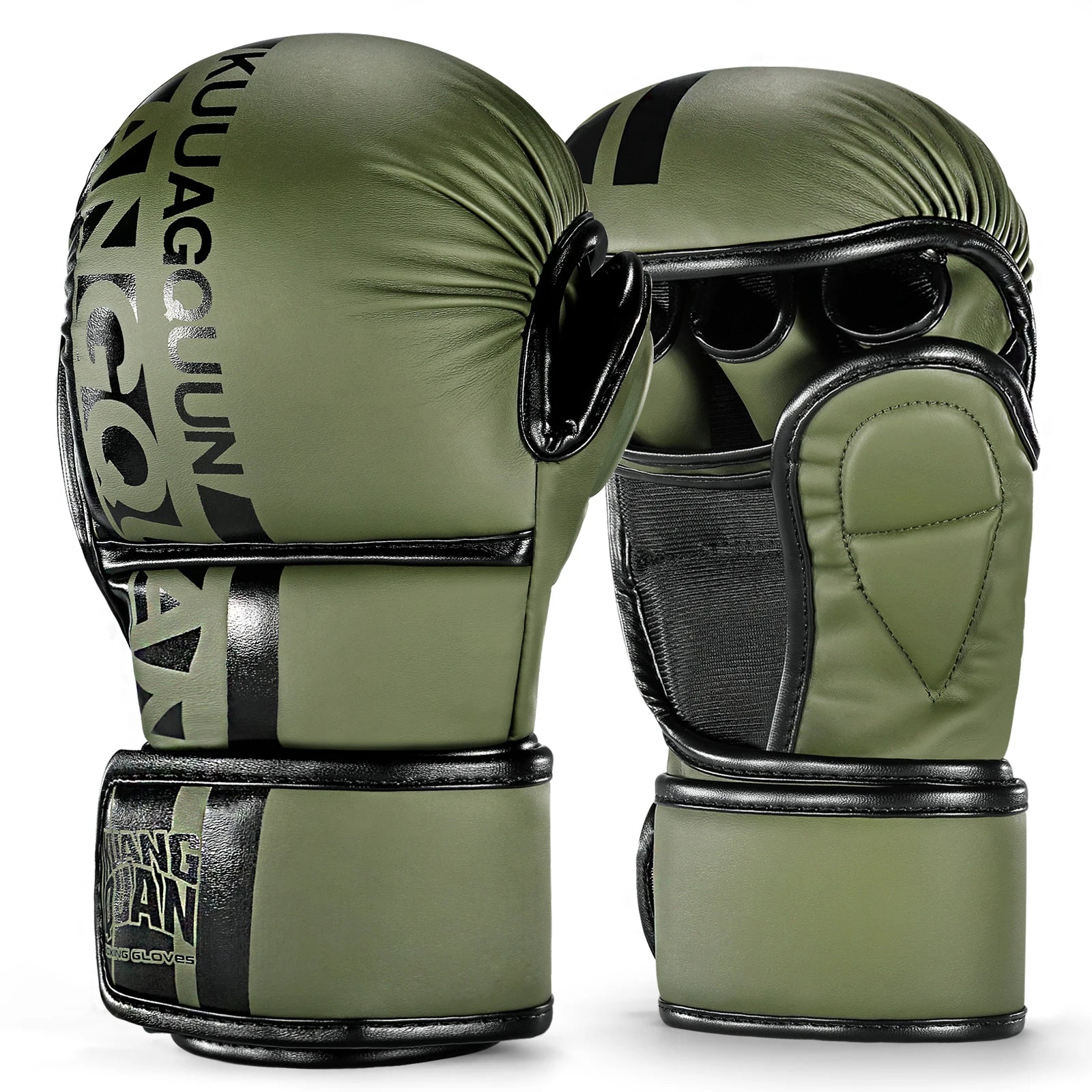 Gants MMA à Paume Ouverte pour Sparring & Grappling – Pour Hommes et Femmes, Sports de Combat, MMA, Boxe, Muay Thai, Kickboxing BLACKBEARD OUTDOOR INDUSTRIES