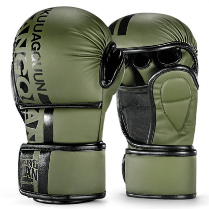 Gants MMA à Paume Ouverte pour Sparring & Grappling – Pour Hommes et Femmes, Sports de Combat, MMA, Boxe, Muay Thai, Kickboxing BLACKBEARD OUTDOOR INDUSTRIES