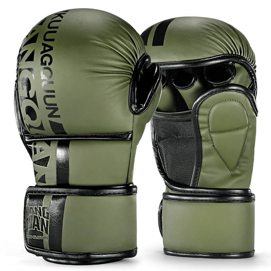 Gants MMA à Paume Ouverte pour Sparring & Grappling – Pour Hommes et Femmes, Sports de Combat, MMA, Boxe, Muay Thai, Kickboxing BLACKBEARD OUTDOOR INDUSTRIES