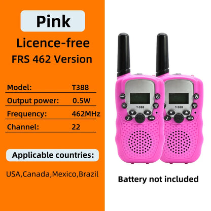 Talkie-Walkie pour Enfants T388 - Communication Amusante et Sécurisée - BLACKBEARD OUTDOOR INDUSTRIES