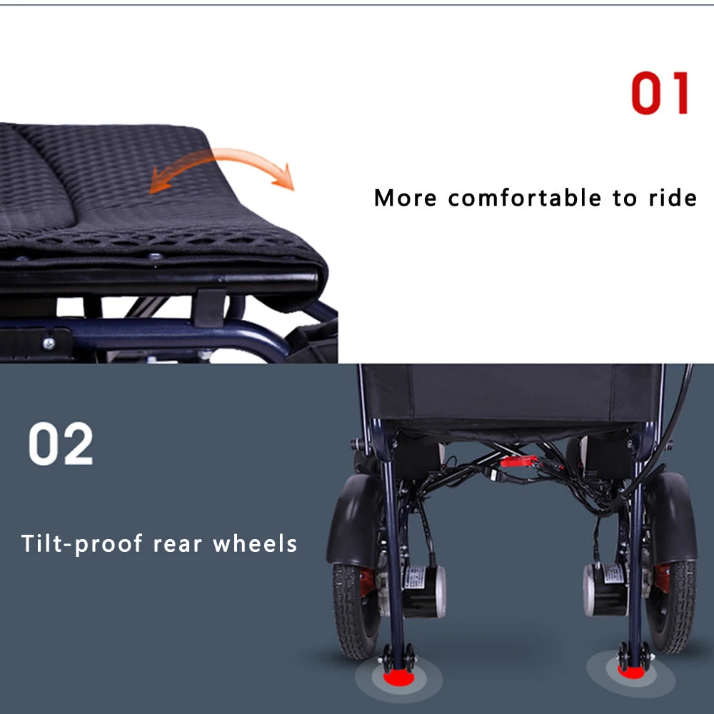Fauteuil Roulant Électrique Pliable YUXIN TW121 – 500W – Livraison Rapide en UE Ma boutique