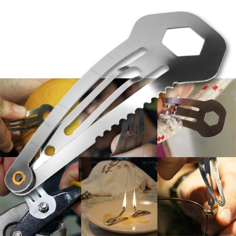 Barrette Tactique Multitool en Acier Inoxydable – Multi-fonction & Auto-Défense - BLACKBEARD OUTDOOR INDUSTRIES