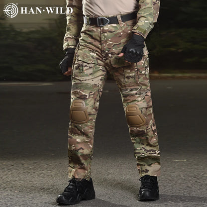 Ensemble Tactique Camouflage CP Gen3 – Uniforme de Combat Homme avec Protections (Coudes & Genoux) pour Chasse, Airsoft et Activités Extérieures - BLACKBEARD OUTDOOR INDUSTRIES