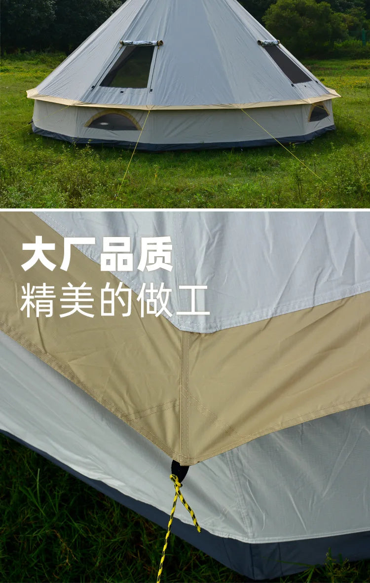 Tente de Luxe Mongolia Yurt pour 6-10 Personnes –  Camping Premium BLACKBEARD OUTDOOR INDUSTRIES