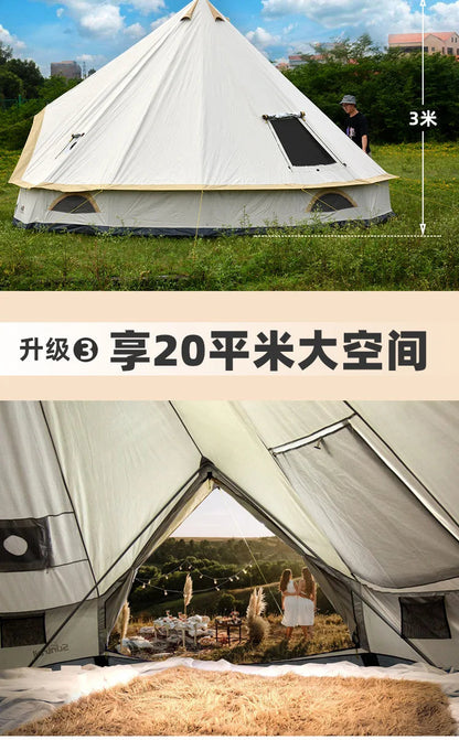 Tente de Luxe Mongolia Yurt pour 6-10 Personnes –  Camping Premium BLACKBEARD OUTDOOR INDUSTRIES