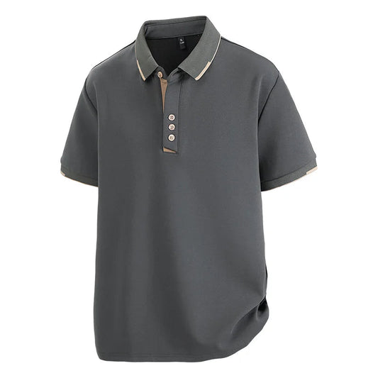 T-Shirt Homme Grande Taille 7XL–8XL | Élégance Casual Été – Col Chemise, Manches Courtes, Coton Ultra Doux Ma boutique
