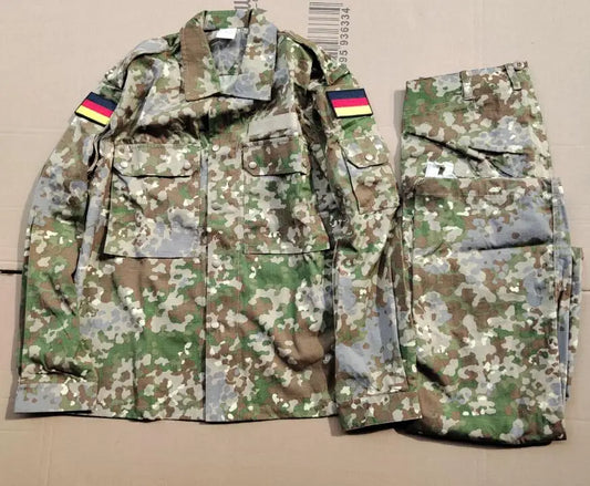 German Flecktarn All Terrain Camouflage Uniform - Uniforme Millitaire Allemand - BLACKBEARD OUTDOOR INDUSTRIES