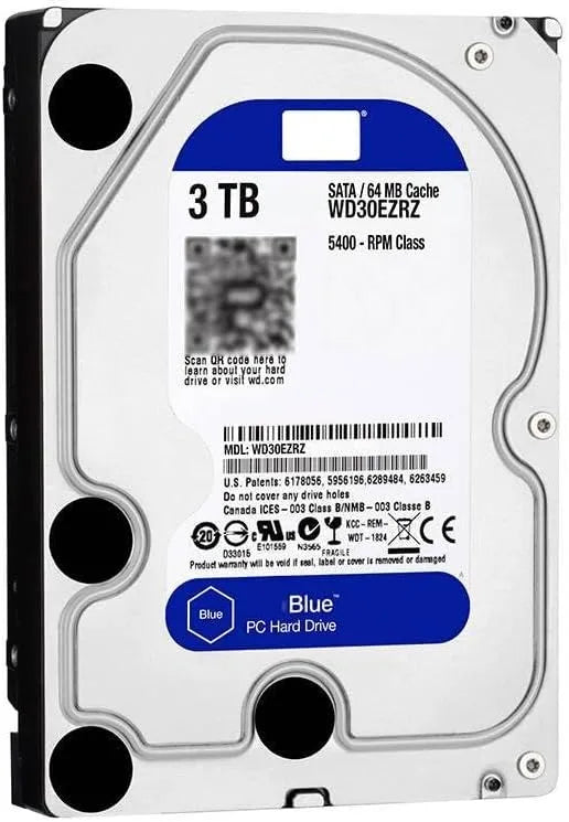 Western Digital WD BLUE 4TB 6T 3T2T 3.5" Hard Drive SATA III 500GB1THD Ma boutique