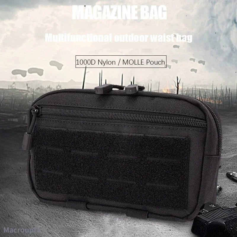 Pochette Tactique MOLLE EDC – Kit de Premiers Secours, Porte-Cellulaire, Sac de Taille Utilitaire – Pour Chasse, Randonnée et Sports de Plein Air - BLACKBEARD OUTDOOR INDUSTRIES