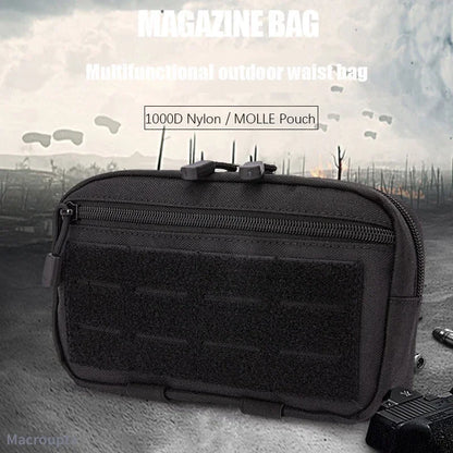 Pochette Tactique MOLLE EDC – Kit de Premiers Secours, Porte-Cellulaire, Sac de Taille Utilitaire – Pour Chasse, Randonnée et Sports de Plein Air - BLACKBEARD OUTDOOR INDUSTRIES