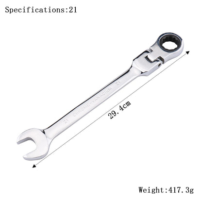 Clé à Cliquet Flexible 72 Dents en Acier Chrome Vanadium – 6 à 27 mm - BLACKBEARD OUTDOOR INDUSTRIES