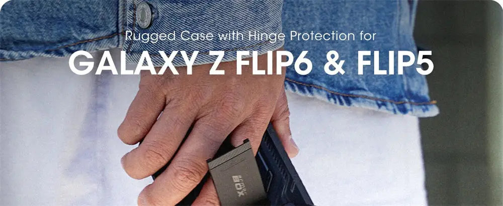 I-BLASON For Samsung Galaxy Z Flip 7 FE/6/5 Case Armorbox Full-Body Military Protection Phone Case with Screen Protector & Stand BLACKBEARD OUTDOOR INDUSTRIES