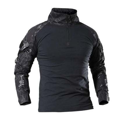 🪖 Chemise de Combat Camouflage Homme – TOMITANY Airsoft | Paintball | Randonnée | Tactique | Manches longues - BLACKBEARD OUTDOOR INDUSTRIES