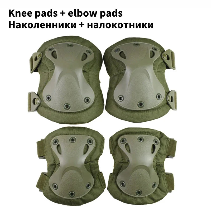 Genouillères et Coudières Tactiques Militaires – Protection Haute Performance pour Airsoft, Chasse, Sports et Entraînements - BLACKBEARD OUTDOOR INDUSTRIES