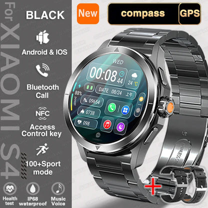 Xiaomi S4 Ultra – Montre Connectée Sport Outdoor avec GPS, NFC, Écran AMOLED, Appels Bluetooth, Suivi Santé Complet - BLACKBEARD OUTDOOR INDUSTRIES