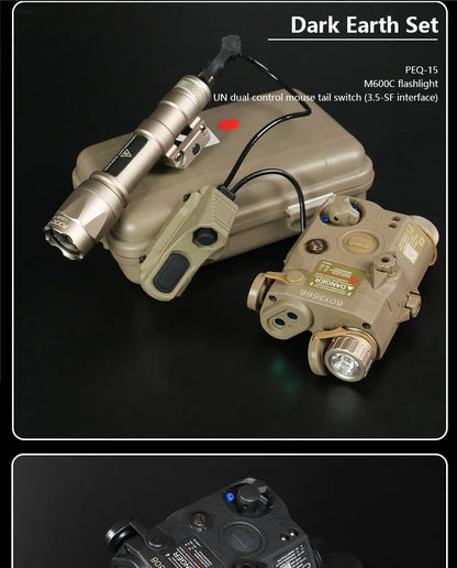Tactical PEQ15 IR Fill Light/IR Laser et lampe de poche M600C Ma boutique