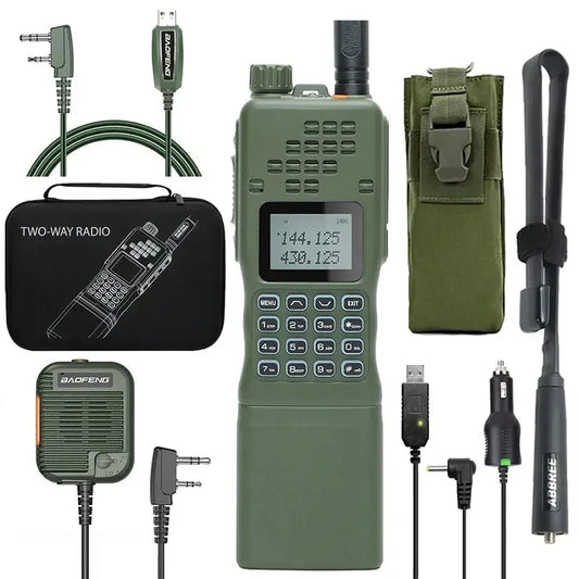 Baofeng AR-152 – Radio Tactique Puissante 25W | Batterie 12000 mAh | Portée jusqu'à 15 kml Longue portée  type AN PRC-152 Ma boutique
