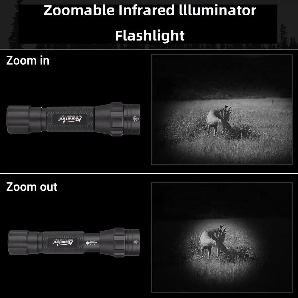 alonefire IR 850nm&940nm  IR Flashlight Ma boutique