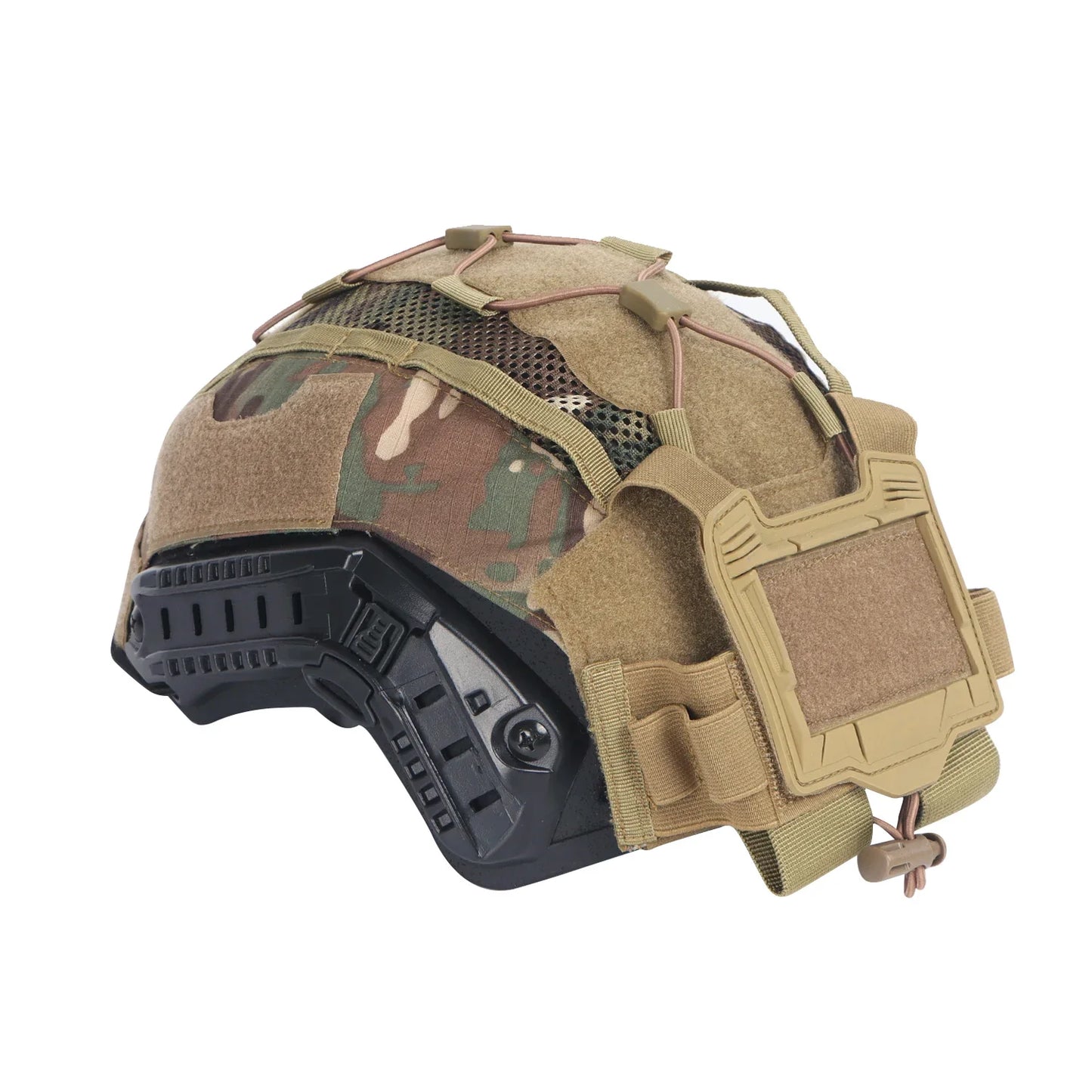 Ensemble Housse de Casque Tactique pour Casque Maritime avec Poche Batterie NVG et Housse Hybride en Maille pour Casques Bump & Balistiques - BLACKBEARD OUTDOOR INDUSTRIES