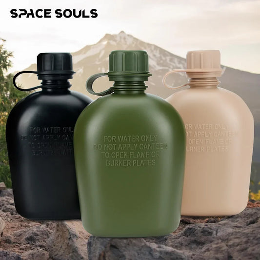 Bouteille d’eau tactique militaire style américain – Haute résistance polymère - BLACKBEARD OUTDOOR INDUSTRIES