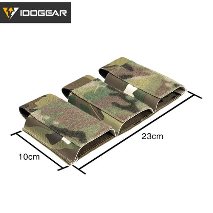 Poche à Chargeurs Tactique 5.56 Triple IDOGEAR – Modèle DOPE avec Fixation Élastique Hook & Loop - Référence 3598 - BLACKBEARD OUTDOOR INDUSTRIES