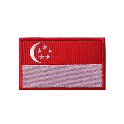 Patch Brodé Drapeau – international | Patch Militaire Tactique Velcro - BLACKBEARD OUTDOOR INDUSTRIES